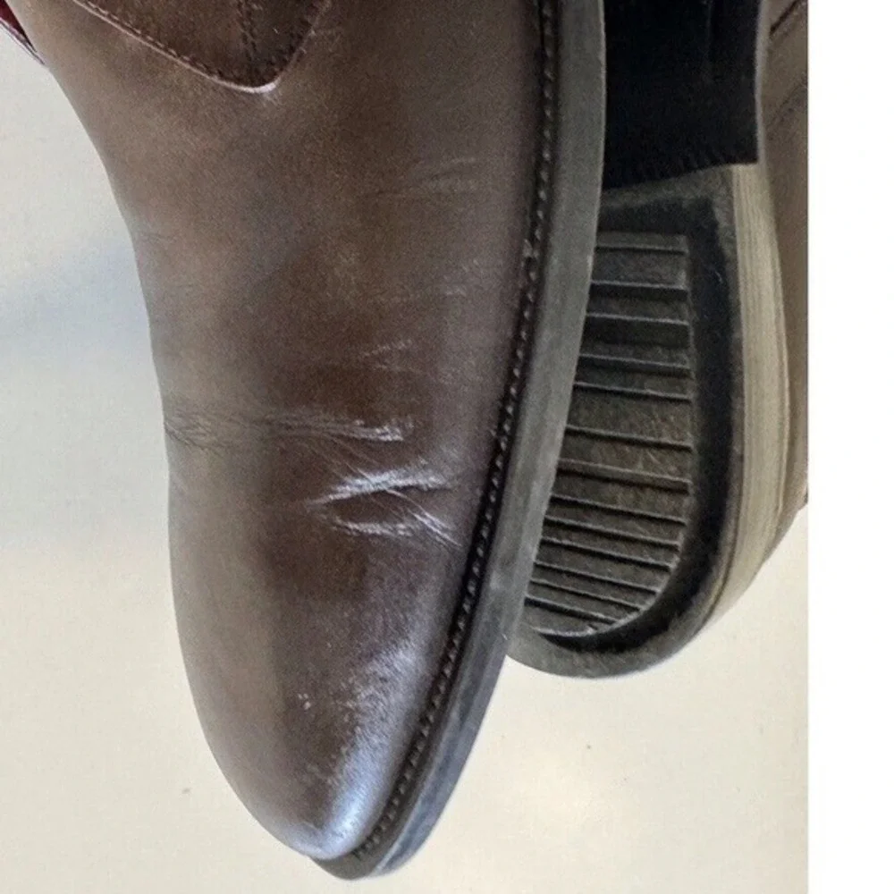 Bachrach Leather Chukka Boots Brown Lace Up Ankle Dress Shoes‎ 14 Preppy 48-05